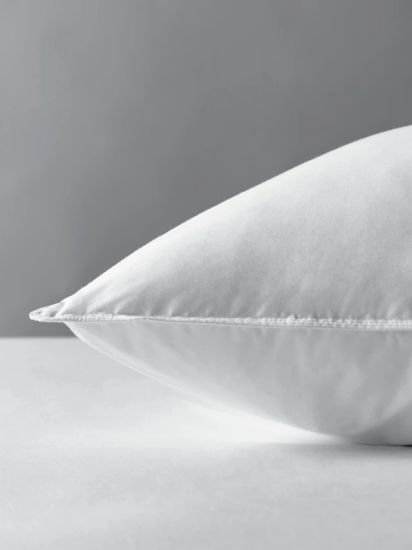 Natural Duck Feather and Down Standard Pillow, Soft/Medium